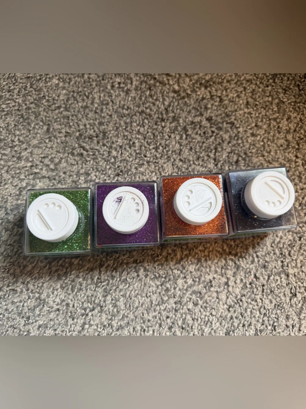 Extra Fine Glitter Assorted Colors - Emerald, Onyx, Amethyst, Topaz